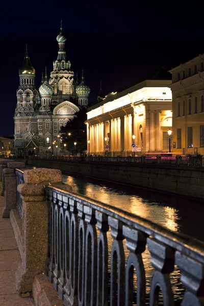 Saint Petersburg dökülmüş kan Kilisesi — Stok fotoğraf