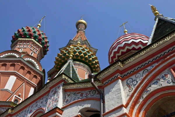 Catedral de San Basilio en la Plaza Roja, Moscú — Foto de Stock