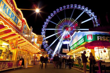'Dom' Fun Fair in Hamburg clipart