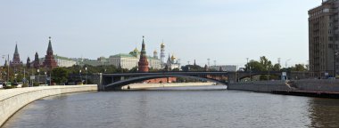 The Kremlin and the Moscow River clipart