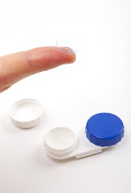 Contact Lenses and Case clipart