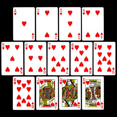 Playing Cards (Hearts) clipart