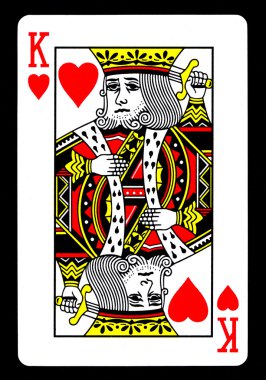King of Hearts Playing Card clipart