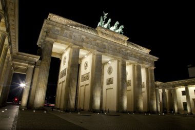 brandenburg kapısı, gece - berlin