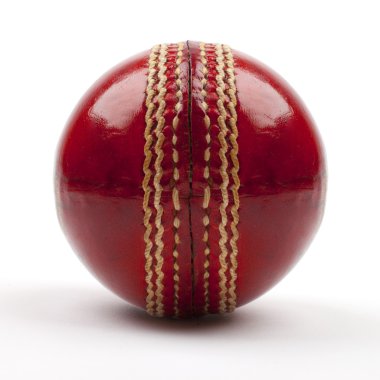 Red Cricket Ball clipart