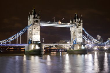 Tower Bridge at Night clipart