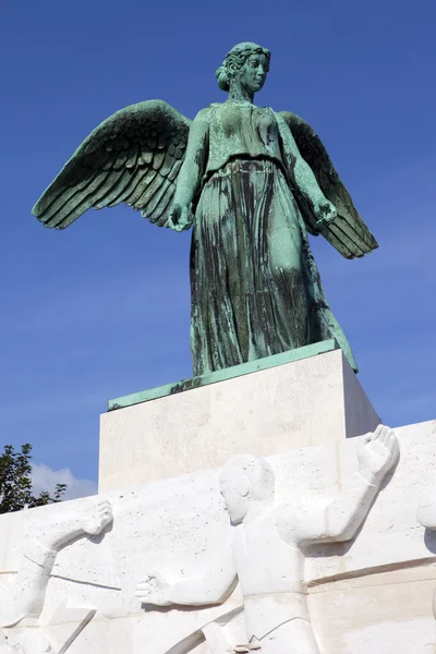 Melek heykeli Dünya Savaşı 1 deniz Anıtı — Stok fotoğraf
