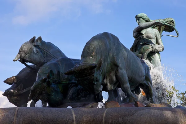 Fontana di Gefion, Copenaghen — Foto Stock