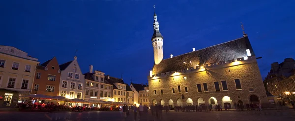 Ратушная площадь Таллина, Эстония — стоковое фото