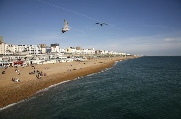 Brighton beach — Stockfoto