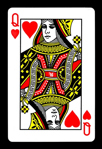 Queen of Hearts Playing Card — Stock Photo © chrisdorney #6824955