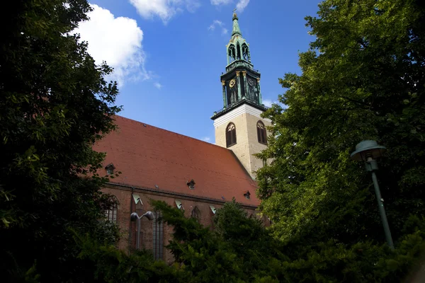 Marienkirche (kerk van St. Mary's) in Berlijn — Stockfoto