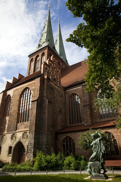 Nikolaikirche (교회의 세인트 니콜라스)-베를린 — 스톡 사진