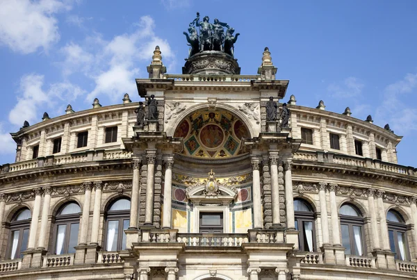 A Ópera Semper em Dresden — Fotografia de Stock