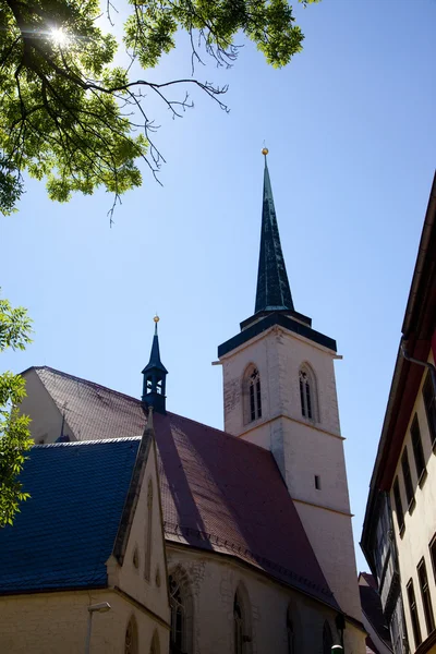 Allerheiligenkirche (所有圣徒教会) 在埃尔富特 — 图库照片