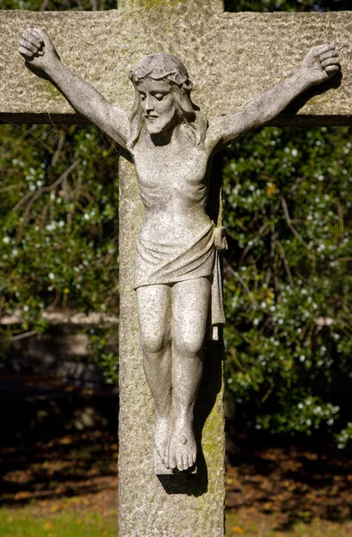 Cmentarz krzyż — Zdjęcie stockowe