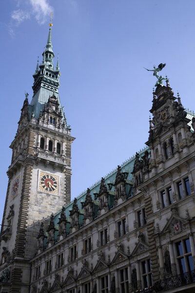 The Town Hall, Hamburg, Germany.