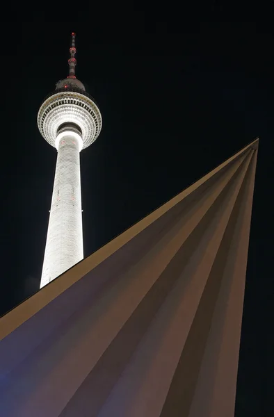 Televizní věž, Berlín. — Stock fotografie
