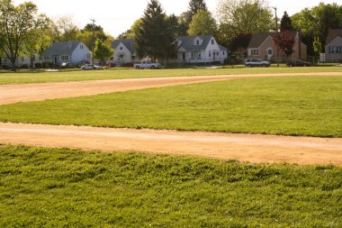 Neighborhood Baseball clipart