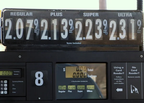 Prezzi del gas — Foto Stock