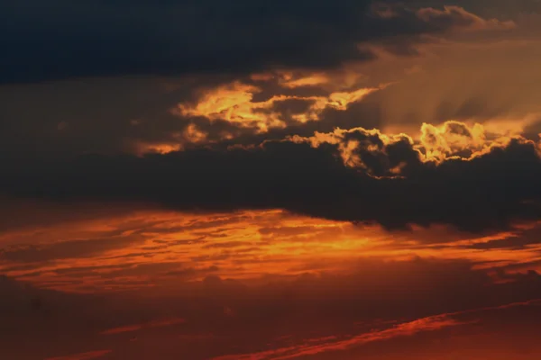 Fiery Sunset — Stock Photo, Image