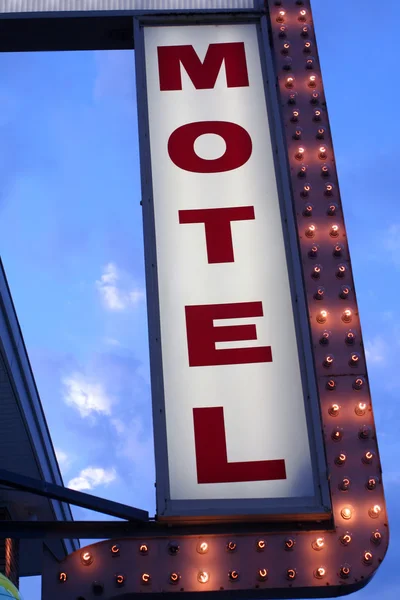 Motel znak — Zdjęcie stockowe
