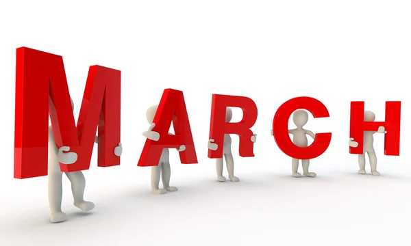 stock image March.