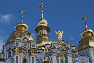Mykhailivsky cathedral in Kiev clipart