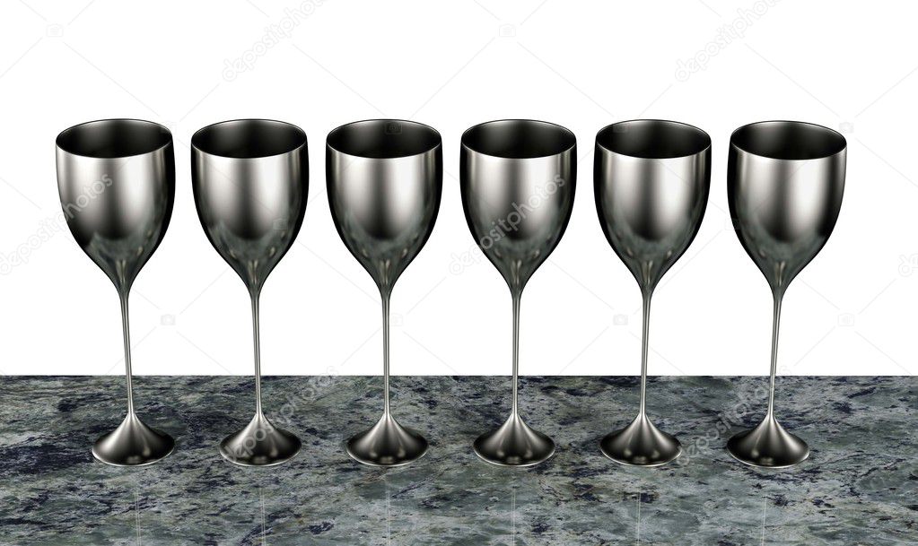 Silver goblets