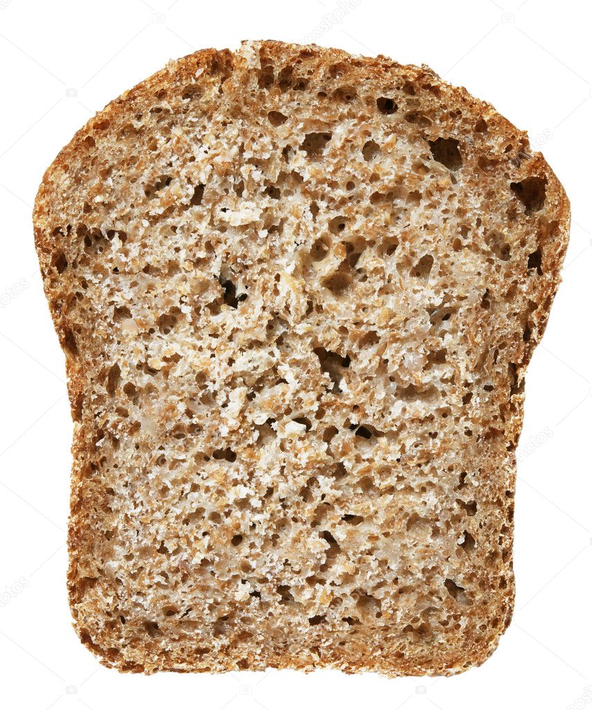 Cross-section of bread