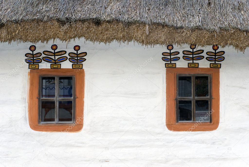 Ukrainian traditional hut
