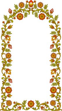 Floral frame clipart