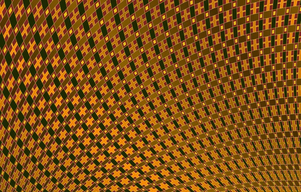 Modèle géométrique en couleurs jaunes — Image vectorielle