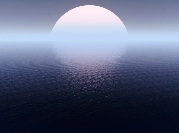 Nascer do sol sobre o mar — Fotografia de Stock