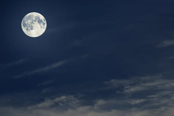 Moon in the sky — Stock Photo, Image