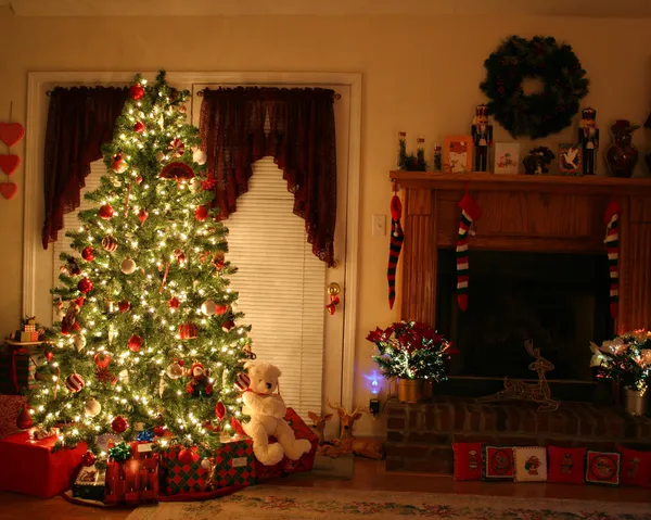 Boże Narodzenie w domu — Zdjęcie stockowe