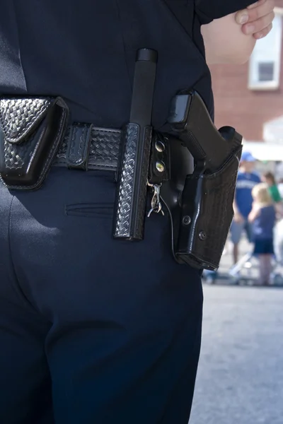 Politieagent bescherming — Stockfoto