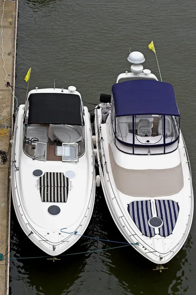 Stock image Above Two Boats