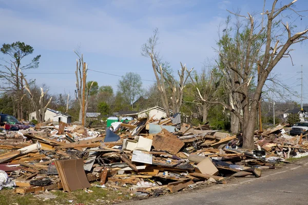 Tornado-Schäden — Stockfoto