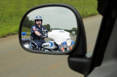 Police Motorcycle Cop clipart