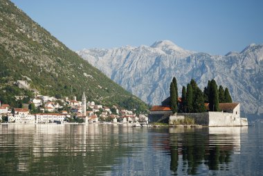 Perast kotor Körfezi Karadağ