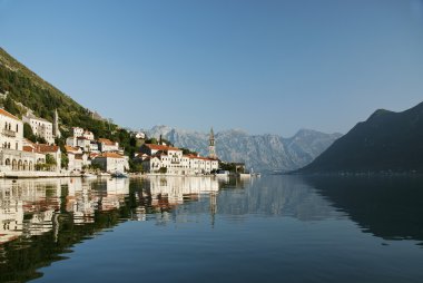 Perast kotor Körfezi Karadağ