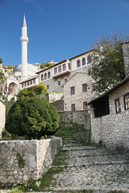 Pocitelj village near mostar in bosnia clipart