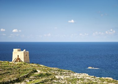 gozo Adası Malta eski gözetleme kulesi