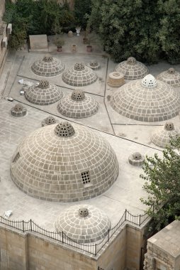 geleneksel çatı kubbeler, Bakü Azerbaycan