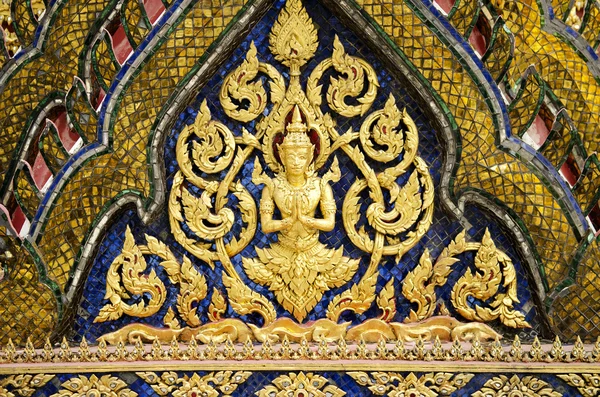 Grand palace tempel detail bangkok thailand — Stockfoto
