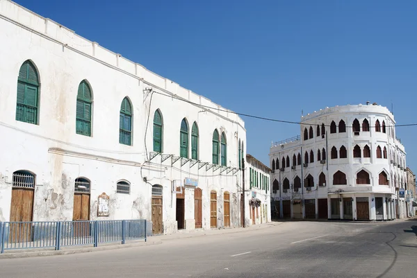 Centro città di massawa eritrea — Foto Stock