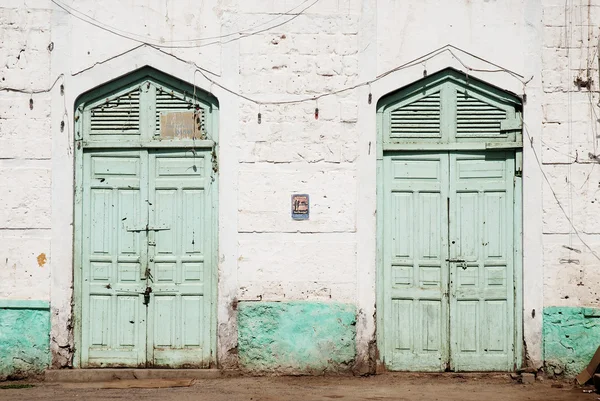 Türen in massawa eritrea — Stockfoto