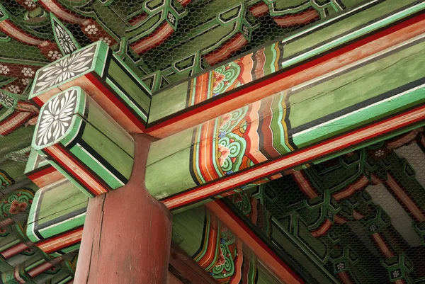 Detalhe do templo em Seul Coréia do Sul — Fotografia de Stock