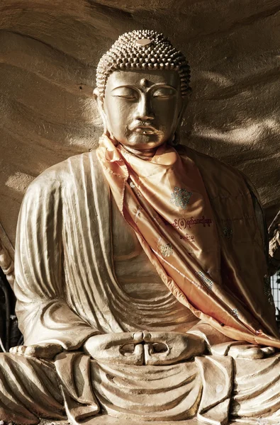 Estatua de Buda Gran palacio templo Bangkok Tailandia — Foto de Stock